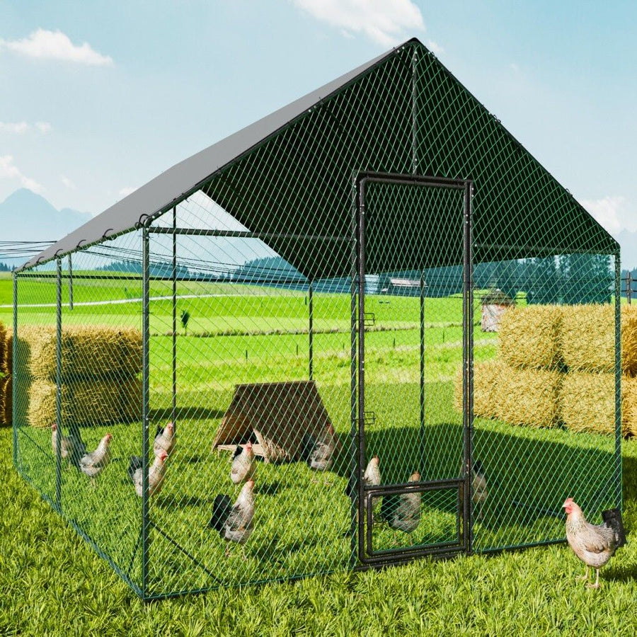 XL Chicken Coop 276x405x300cm Large Hen House Cage
