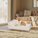 Medium 80x50x39cm Raised Dog Cat Bed Sofa Waterproof Portable - 45-Degree Angle