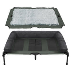 XL Elevated Dog Bed 110x80x28cm Foldable Raised Pet Cot Indoor Outdoor