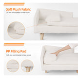 Luxury Pet Sofa Bed 80cm Rectangular Soft Anti-skid Couch