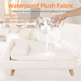 Luxury Pet Sofa Bed 80cm Rectangular Soft Anti-skid Couch