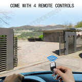 2000KG Automatic Sliding Gate Opener Commercial Residential + APP - Side View