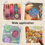 100pcs 46mm Clear Plastic Coin Holder Capsules Storage Box - Front View