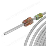 25Ft 3/16'' OD Steel Zinc Brake Line Tubing Kit 150MPa +32 Fittings - Low Angle