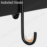 Power Tool Rack Organizer - Wall Mount Drill Holder, 4 Layers - Close-Up Angle