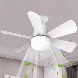 16.5 Ceiling Fan with LED Light 3-Speed Remote Control - 45-Degree Angle