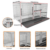 Stainless Steel Chicken Coop XL House/Coop