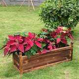 Large Raised Garden Bed Wooden Planter 90x30x33cm - 45-Degree Angle