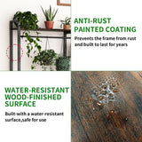 Plant Stand Shelf Rack with Hanging Rod Indoor Outdoor Display - Extra Image