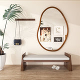 Small Art Deco Asymmetrical Wall Mirror 56x82cm