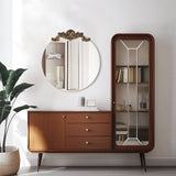 Baroque Antique Round Wall Mirror D??or 60x64.5cm