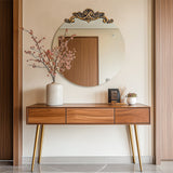 Baroque Antique Round Wall Mirror, Ornate D�cor, 90 x 94.5cm - Front View