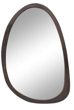 Antique Wooden Wall Mirror HD Odd Shaped Home Decor 50x70cm