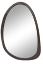 Antique Wooden Wall Mirror HD Odd Shaped Home Decor 50x70cm