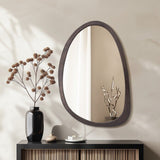 Antique Wooden Frame Wall Mirror HD 60x90cm - Front View