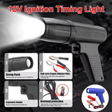 Universal 12V Ignition Timing Light Strobe Lamp 1.36m Cable - 45-Degree Angle