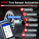 TP150 TPMS Reset Tool 2025 WiFi CAN EOBD OBDII - Top-Down View