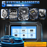 2025 D5 OBD2 Scanner ABS SRS Engine Diagnostic Tool - 45-Degree Angle