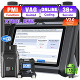 D7W Wireless OBD2 Scanner ECU Coding Key Programming - Front View