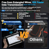 D7W Wireless OBD2 Scanner ECU Coding Key Programming - 45-Degree Angle