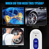 TP508 TPMS Relearn Tool for GM Tire Pressure Reset - Close-Up Angle