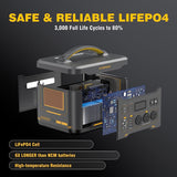 Jump 1000 1000W 1408Wh Power Station + 110W Solar Panel - Top-Down View