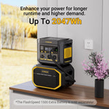 FlashSpeed 600 600W 499Wh AC/DC Portable Power Station Generator