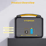640Wh Solar Expansion Battery LiFePO4 BMS Jump 600X - Side View