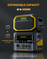 FlashSpeed 1500 1548Wh 10A AC/DC LiFePO4 Expansion Battery AU - Front View
