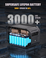 FlashSpeed 1500 1548Wh 10A AC/DC LiFePO4 Expansion Battery AU - Side View