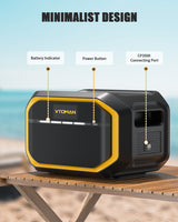 FlashSpeed 1500 1548Wh 10A AC/DC LiFePO4 Expansion Battery AU - Rear View