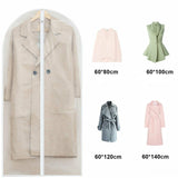 10x Transparent Garment Bags 60x100cm Dustproof Suit Coat Cover Storage