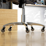3 Swivel Rollerblade Chair Wheels, 7/16 Stem, All Floors - 5 Pack - Front View
