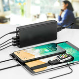 40W 5-Port USB Wall Charger Fast AC Adapter Multi Travel - Extra Image