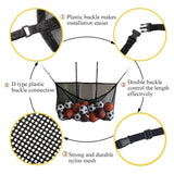 145x145CM Heavy Duty Pool Toy Storage Net Bag Adjustable Organizer - 45-Degree Angle
