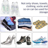10PCS Travel Shoe Bags Portable Storage Pouch Drawstring Dust Organizer - Side View