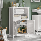 Bathroom Cabinet Shelf Storage Unit - Top-Down View