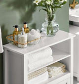 Bathroom Cabinet Shelf Storage Unit - Rear View