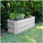 Slimline Garden Bed 120 x 45 x 45cm White, image 2
