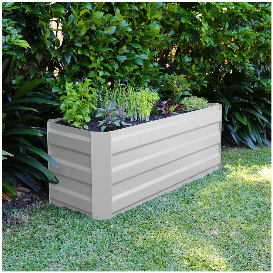 Slimline Garden Bed 120 x 45 x 45cm White, image 2