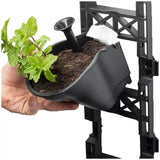 Quint vertical garden with 8 frames and 40 pots