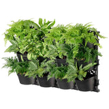 Tri vertical garden with 4 frames and 12 pots - Low Angle
