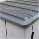 Lifetime Vertical Shed With Shelves - Front View