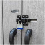 Lifetime Vertical Shed With Shelves - 45-Degree Angle