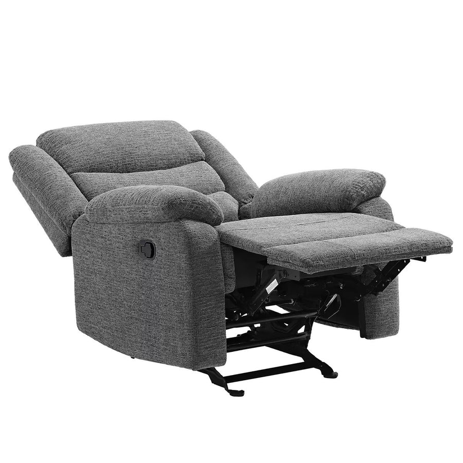 Fabric glider recliner