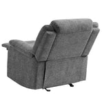 Fabric glider recliner