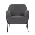 Upholstered Armchair Dark Grey