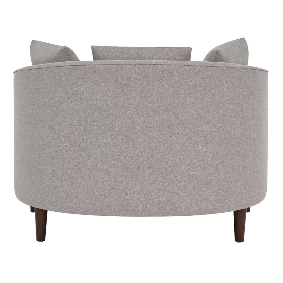Accent Chair with Storage Ottoman