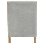 Fabric accent chair
