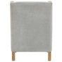 Fabric accent chair